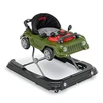 Jeep Classic Wrangler 3-in-1 Grow With Me Activity Walker - Features Music, Lights, Removable Play Tray, Push Walker Mode, Converts into Rolling Car Toy, Anniversary Green