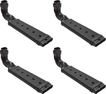 Amerimax 4601 Downspout Extension, Black Pack of 4