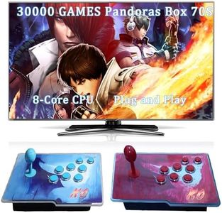 RegiisJoy 30000 in 1 Pandoras Box 70S Arcade Game Console Retro Game Machine for PC & Projector & TV, 2-4 Players,3D Games, Search/Hide/Save/Load/Pause Games, Favorite List