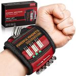 Tools Gifts for Men Magnetic Wristband - Christmas Stocking Stuffers for Adult Dad Women Super Strong Magnet Wrist Tool Belt Set Holder for Holding Screw Cool Gadgets Birthday Mens Gift Ideas for Dads