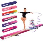 Aerobik® Foldable Gymnastic Beam Unicorn for Children and Adults | Easily Transportable with Carry Bag | Rigid, Lightweight, Non-Slip | 3 Layer Soft Touch Coating | OriginalCup