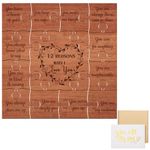 12 Reasons Why I Love You Puzzle Pieces Wooden Set I Love You Christmas Gifts for Him Her from Boyfriend Girlfriend You Are My Love Card Envelop Bow Gift Box for Valentine Anniversary Birthday