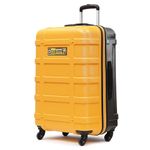 uppercase Cargo 74cm(Large) Check-in Trolley Bag Dualtone Sustainable Hardsided Luggage Secure Combination Lock Scratch-proof Surface Mesh ConviPack Suitcase for Men & Women 2000 Days Warranty(Yellow)