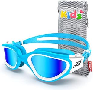 ZIONOR Kids Swim Goggles, G1MINI Polarized Swimming Goggles Comfort for Age 6-14