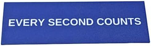 Every Second Counts Fridge Magnet or Locker Decor | Made in USA | Inspirational Kitchen Decor