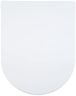 AQUALONA® Luxury Duroplast Toilet Seat – Strong and Durable - D Shaped, Soft Close - Ceramic Appearance - Scratch Resistant - Dual Button Hinge Release - Click, Lift & Clean Technology (White)