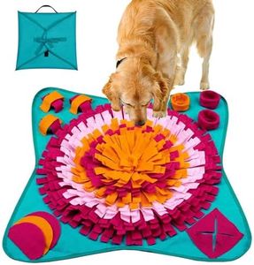 Emwel Dog Snuffle Mat - Washable Pet Feeding Nosework Treats Mat Puzzle Training Toy for Dogs Large Medium Puppies
