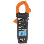 Digital Clamp Meter, AC Auto-Ranging 400 Amp with Temperature and Non-Contact Voltage Detector, Klein Tools CL220,Black