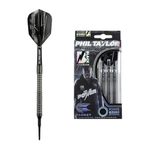 Target Darts - Phil Taylor Power 8Zero Titanium Soft Tip Darts, Black, 19g