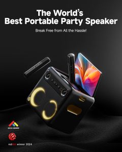 Ikarao Smart Karaoke Machine – 32GB Portable Music System