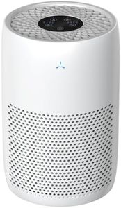 OMISOON Purificador de Aire con filtro HEPA H13, CADR 170m³/h, 99.97% Eficiencia de Purificación, Detección Inteligente de Aire PM2.5, Maneja Eficazmente Polen, Pelo de Mascotas, Polvo y Más