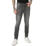 Spykar Men's Slim Jeans (ECKN-01BB-056_Grey_30)