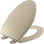 Bemis 1500EC006 Molded Wood Elongated Toilet Seat with Easy Clean and Change Hinge Bone