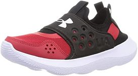 Under Armour Child Runplay Running Shoe, Red (600)/White, 1.5 Little Kid