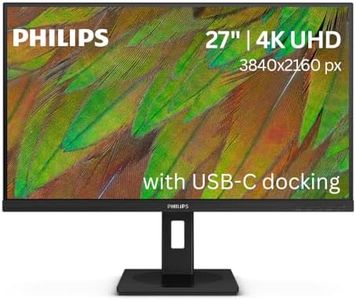 Philips 27" 4K UHD 16:9 3840 x 2160 Business Monitor, 4ms, 60Hz, 2X HDM, DP, USB-C, Speaker, 4 Year Warranty (27B1U3900)