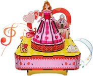 Mievayo 3D Wooden Puzzles for Adults DIY Rotating Music Box Kit 3D Wooden Jigsaw Puzzle Adult Teen Birthday Gifts and Toys for Kids