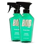 BOD Man Fragrance Body Spray, Fresh Guy, 8 fl oz (Pack of 2)