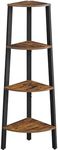 VASAGLE Corner Shelf Stand, 4-Tier 