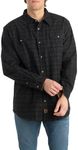 Legendary Whitetails Men's Legendary Flannel Shirt, Great Timberwolf Melange, XX-Large Tall