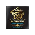 Willie's Cacao - Artisan chocolate bar - Rio Caribe 72% dark chocolate - 50g x 12 - Coffee, nutty notes - Single estate Venezuelan cacao - Vegan