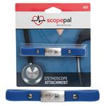 ScopePal Clip for Stethoscopes, Stethoscope Clip for Doctors, Nurses, Medical Students, Stethoscope Accessory Compatible with 3M Littmann Classic III, Lightweight II S.E, and More, Blue