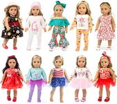 ZQDOLL 19 pcs American Doll Clothes