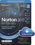 Norton 360 for Gamers 2022, Antivirus software 3 Devices and 1-year subscription with automatic renewal, Secure VPN, Dark Web Monitoring & Password Manager, PC/Mac/iOS/Android, Activation Code by Post