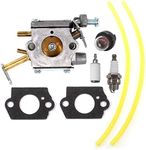 AISEN Carburetor for Homelite 33cc Chainsaw WT673 WT-673 Carb Fuel Line Kit