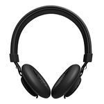 Toreto TOR-208 Thunder Pro Wireless Headphone with Mic, Deep Bass, 10Hrs Playback, Lightweight Wireless Headset, Comfortable Soft Cushions Earpads, Aux Port - (Black)