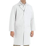 Red Kap Men's Lab Coat, White, Long 42