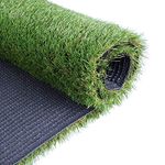 · Petgrow · 1.38" Synthetic Artificial Grass Turf Lawn, Outdoor/Indoor Fake Grass Rug Astroturf for Dogs,Faux Grass Rug with Drainage Holes/Custom Size Provided (8FTX8FT)