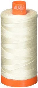 AURIFIL USA Aurifil 50wt Cotton 1,422yd-Muslin, 1422 yd, Muslin