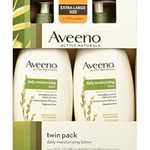 Aveeno Active Naturals Daily Moisturizing Lotion NEW 2 pack of 20 FL oz Pump