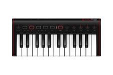 IK Multimedia iRig Keys 2 Mini portable keyboard MIDI controller with 25 velocity-sensitive synth-action mini keys and headphone output, for iPhone, iPad, Mac, PC, Android