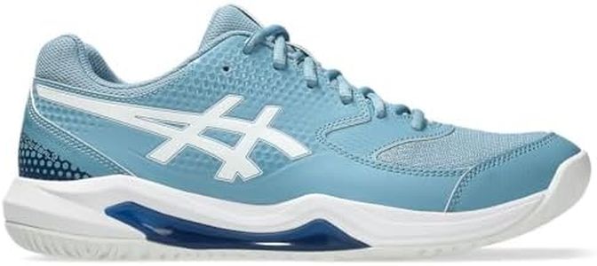 ASICS Mens Gel-Dedicate 8 Pickleball Saba Blue/White Tennis Shoes - 9 UK (1041A409.401)