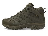 Merrell mens Moab 3 Tactical Mid Waterproof, Dark Olive, 8.5