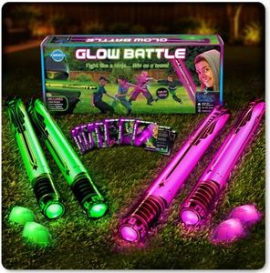 Glow Battle - Ninja Game Set | Swords, Dojo Markers & 10 Games | Ages 8+