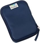 Sagely Weekend Travel Pouch for 3 Sagely Smart XL Weekly Pill Organizer Pods (Navy)