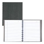 Blueline MiracleBind™ Notebook, Lizard-Like Hard Cover, 11" x 9-1/16", 150 Pages, Gray (AF11150.97)