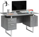 Techni Mobili Modern Office Desk wi