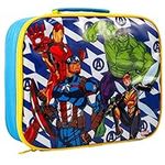 Zawadi Global Avengers Rectangular Insulated Lunch Box Bag for Boys and Girls, Perfect Size for Packing Hot or Cold Snacks for School and Travel, BPA Free