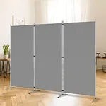 RANTILA 3 Panel Room Divider, 6 Ft 