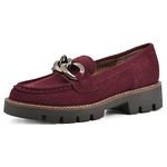 WHITE MOUNTAIN Women's Goodie Ii Loafer, Burgundy/Suede, 7.5 UK