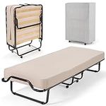 Giantex Folding Bed with 4" Mattres