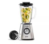Tefal Blendforce II Glass Jug Blender 800W BL439DG0 Stainless Steel 5 Speeds Pulse Powerful Smoothie & Ice Crush Kitchen Blender