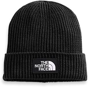 The North Face TNF Logo Box Cuffed Beanie, TNF Black, OS-REG