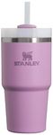 STANLEY Quencher H2.0 FlowState Stainless Steel Vacuum Insulated Tumbler with Lid and Straw for Water, Iced Tea or Coffee, Smoothie and More, Lilac, 20oz