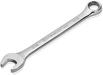 Powerbuilt 15/16-Inch Combination Wrench, SAE 12 Point Double Ended Box and Open End, Polished, 15 Degree Offset - 644150