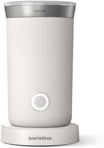 Philips Baristina Mousseur à lait - Mousse chaude ou froide, Lait de vache ou alternative végétale, Facile à nettoyer, Pour machine à expresso Philips Baristina (BAR311) (Blanc)