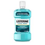 Listerine Cool Mint Antiseptic Mouthwash, Essential Oils Menthol, Thymol, Eucalpytol - Plaque, Bad Breath, Gingivitis, 1L